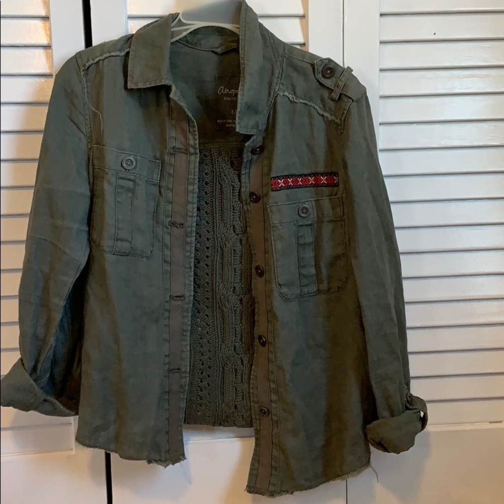 Green jacket for kids